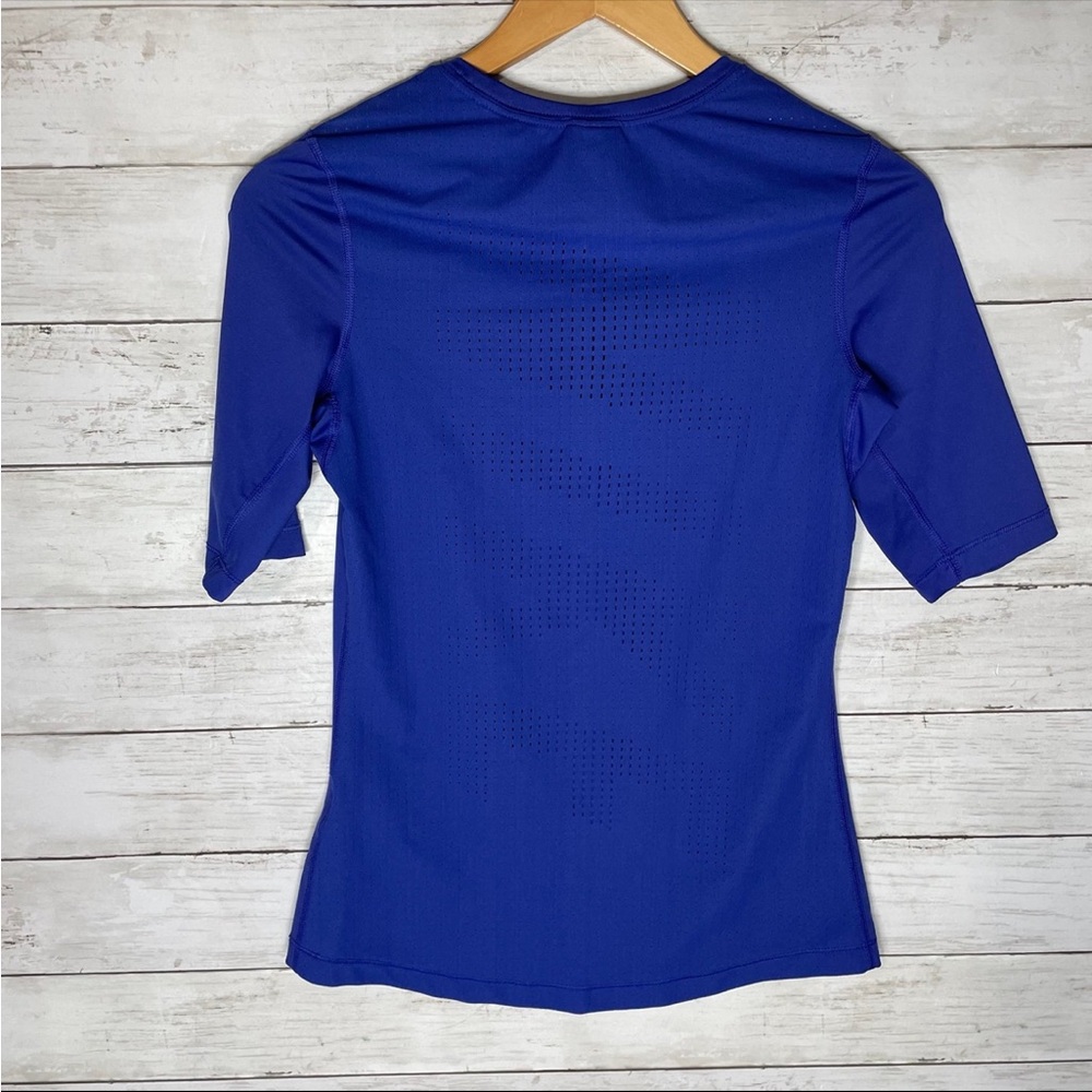 Nike Pro Hypercool Mesh Logo Short Sleeve Breathable Running Shirt T-shirt S - Picture 6 of 9